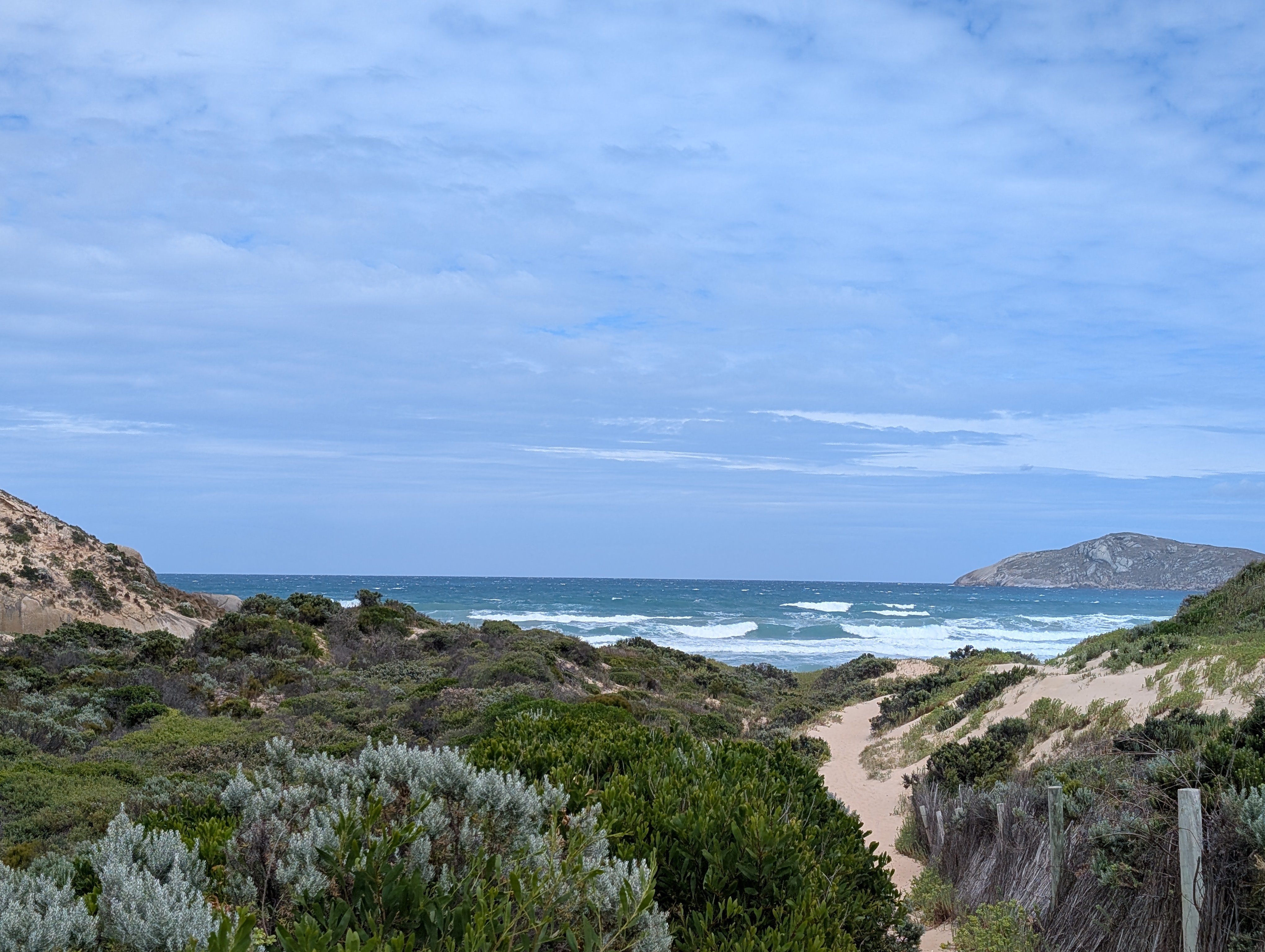 Coastal view from Darby Beach