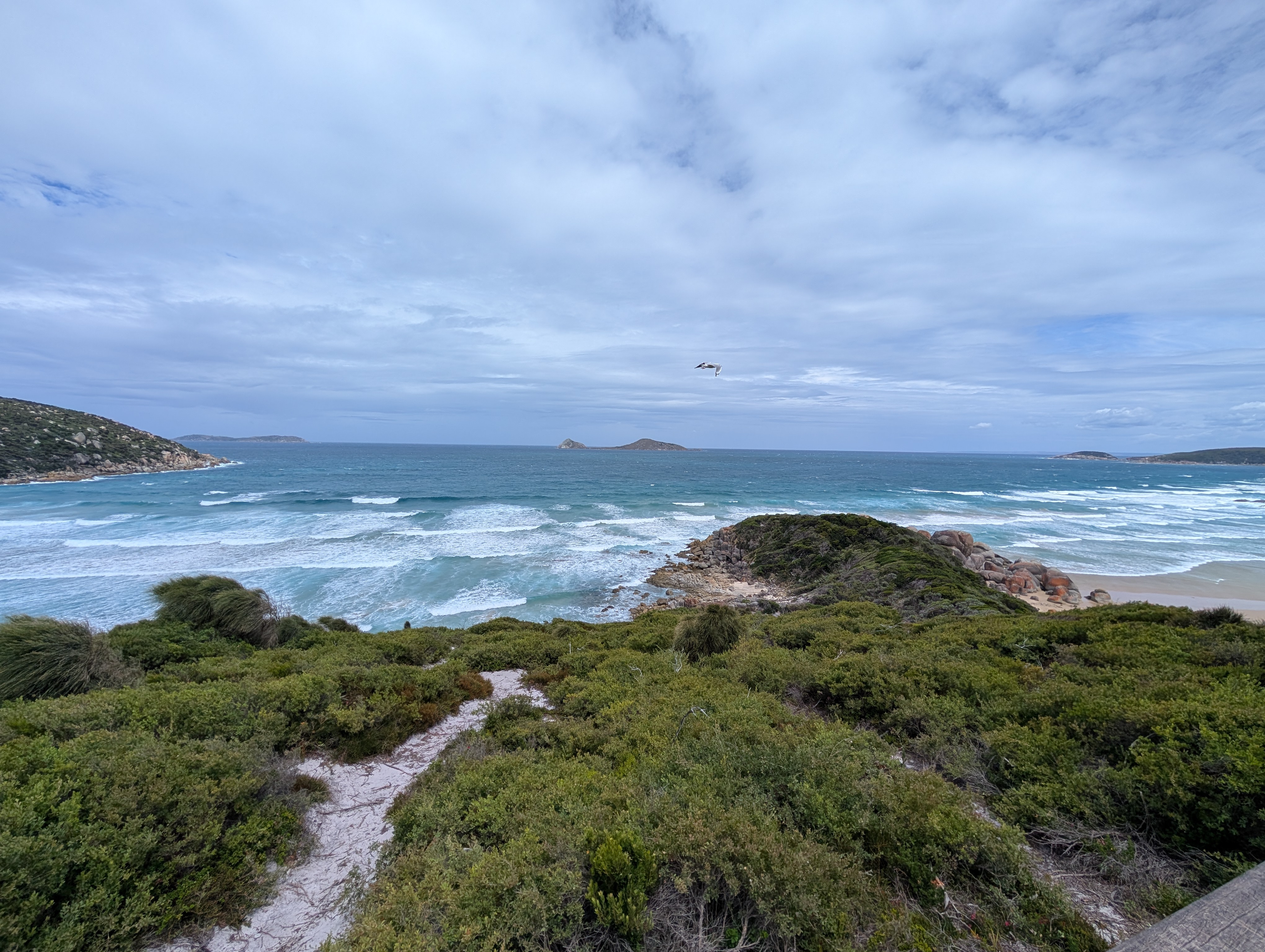 Rock formations at Whisky Beach